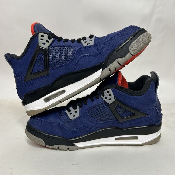 Nike Shoes Air Jordan 4 Retro GS “Winterized/Loyal Blue” 2024 - Picture 3 of 10